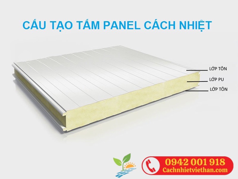cấu tạo tấm panel cách nhiệt