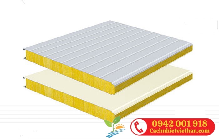 Tấm vách panel bông thủy tinh